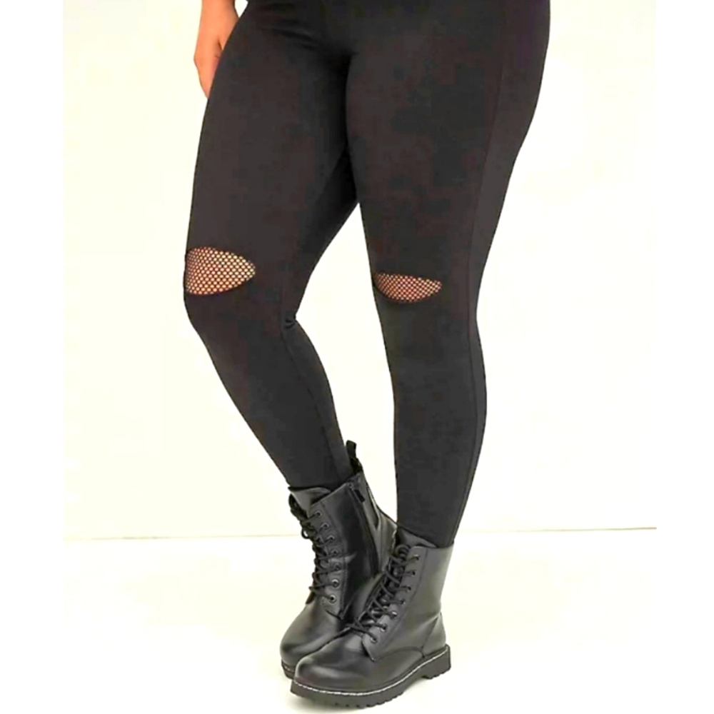 TORRID SLASHED KNEE LEGGINGS
